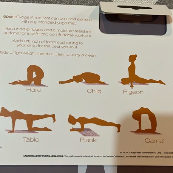 Purple Yoga Knee Mat NEW - Picture 5 of 5